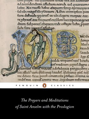 cover image of The Prayers and Meditations of St. Anselm with the Proslogion
